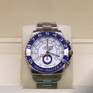 Rolex Yacht-Master II 44 Mercedes Hand White Dial Stainless Steel