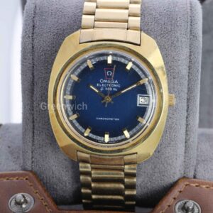 Omega 38 Blue Steel Gold plated